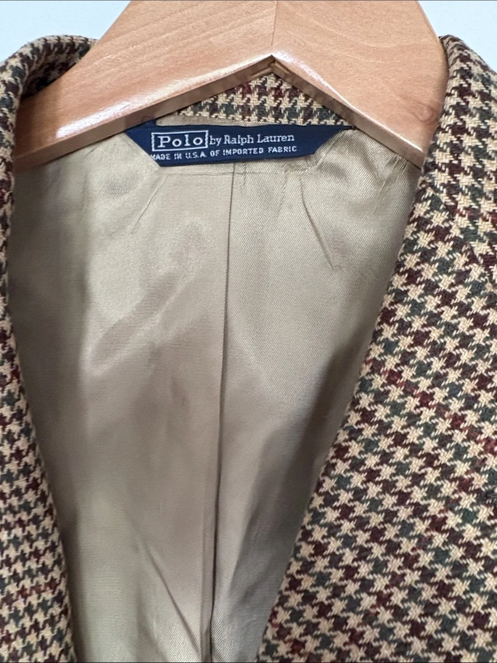 Polo by Ralph Lauren Boys Houndstooth Wool/ Silk Sport Coat
